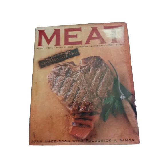Omaha Steaks Meat Beef, Veal, Pork, Lamb, Venison and Game, Poultry and Cookbook - Picture 1 of 11